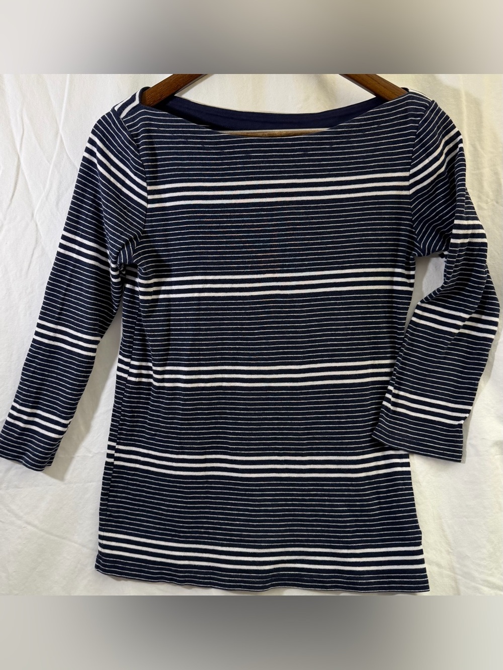 GAP the Bowery boatneck super soft cotton top size M